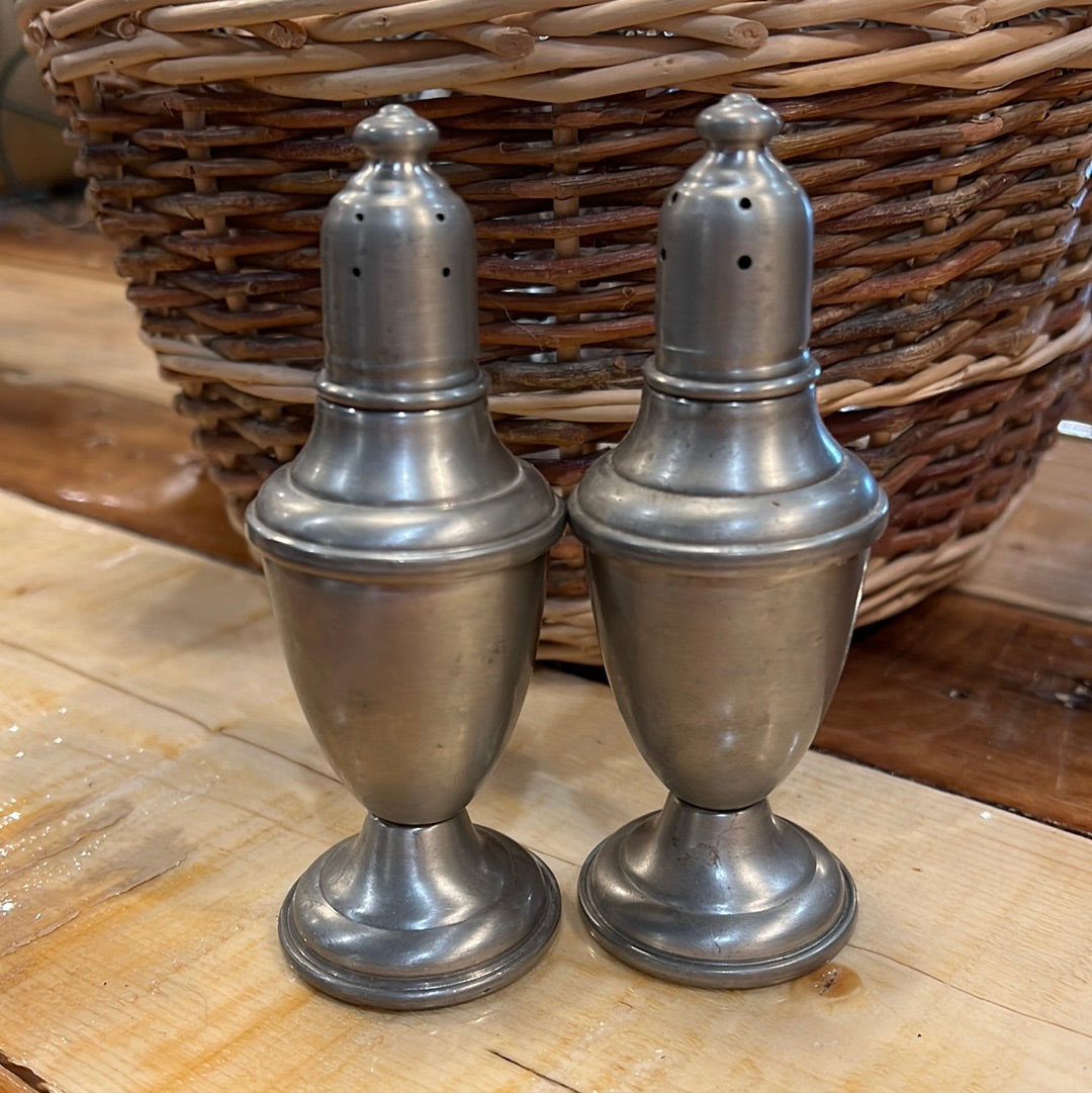 Pewter Glass Lined S&P Shakers