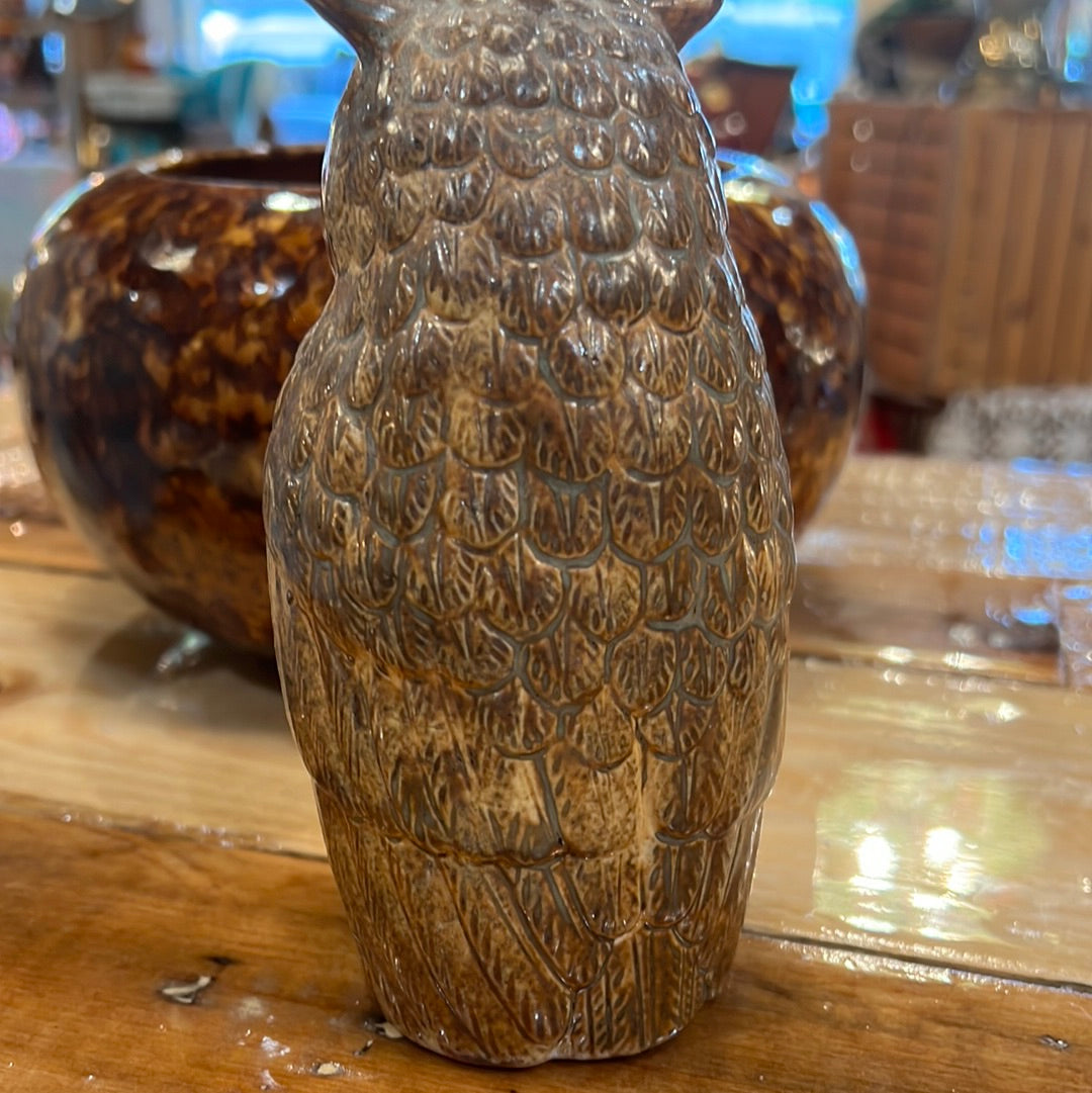 Vtg Ceramic Owl