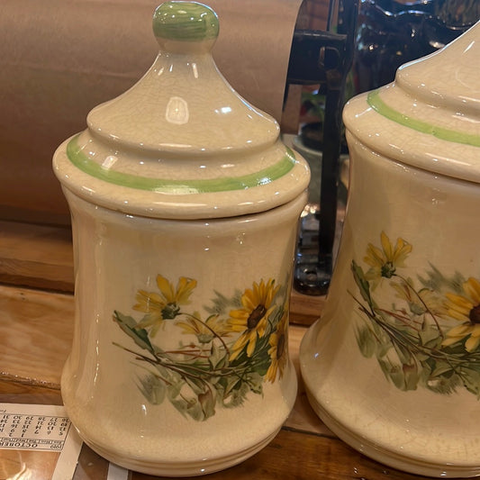 70’s Sears & Roebuck Sunflower Large Canister