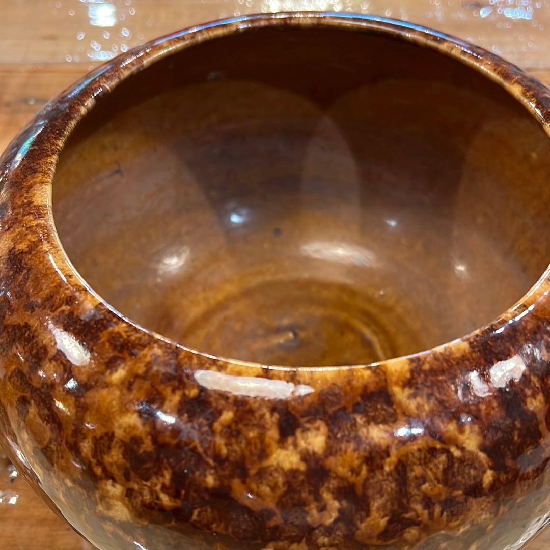 70’s Ceramic Drip Glaze Pot