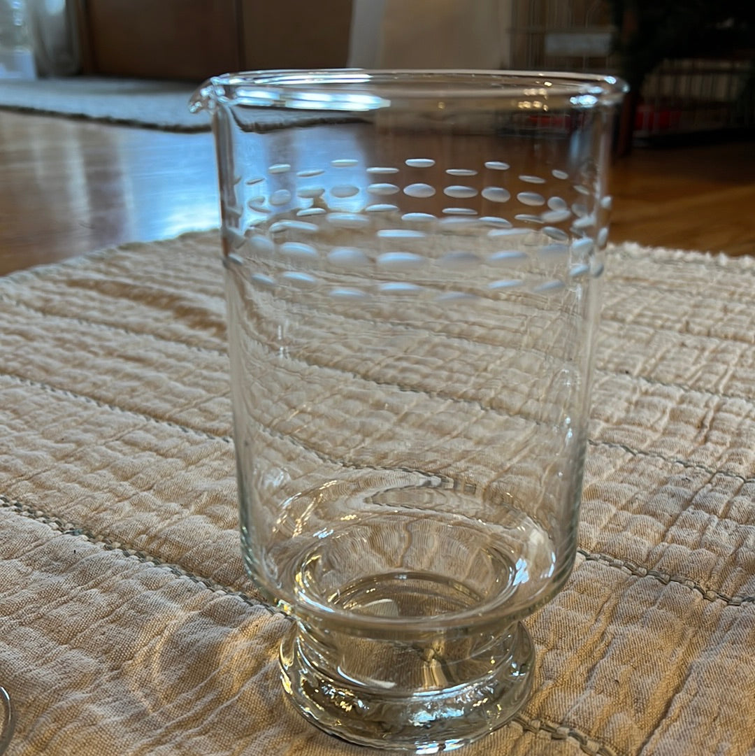Vtg MCM Cocktail Mixing Glass