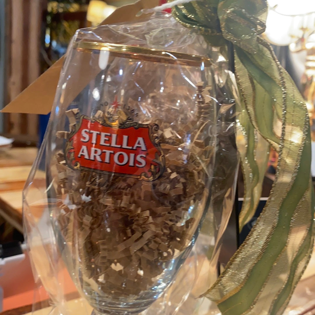 Stella Beer Glass Gift Bag