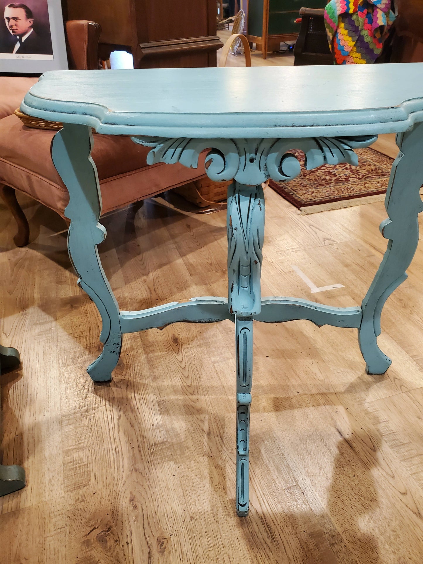 Vintage entry table