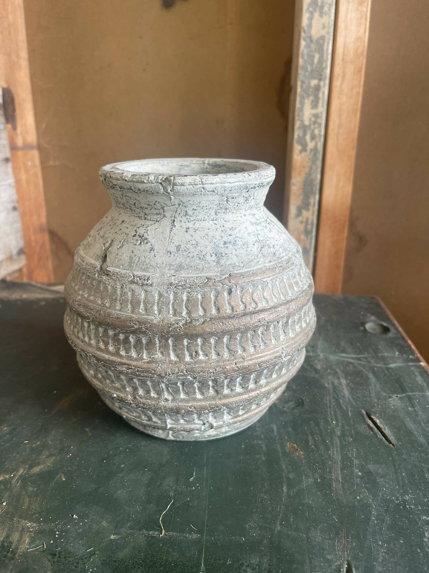 Textured pottery