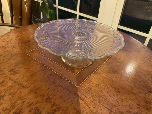 Small Glass Cake Stand