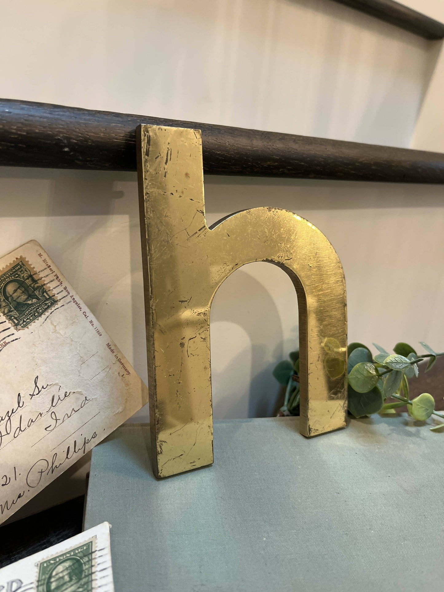 Solid Brass Letter “h”