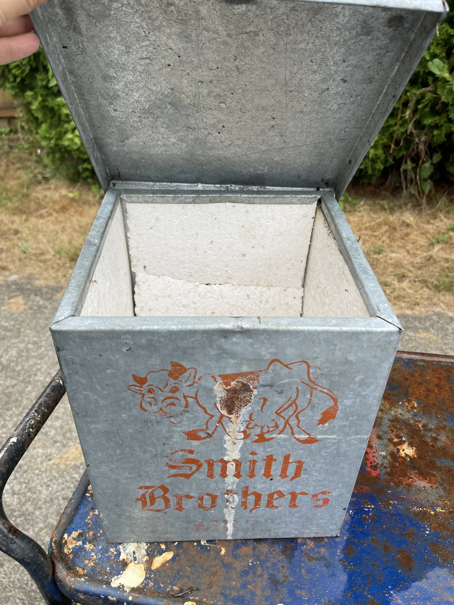 Vintage Smith Brothers Milk Box