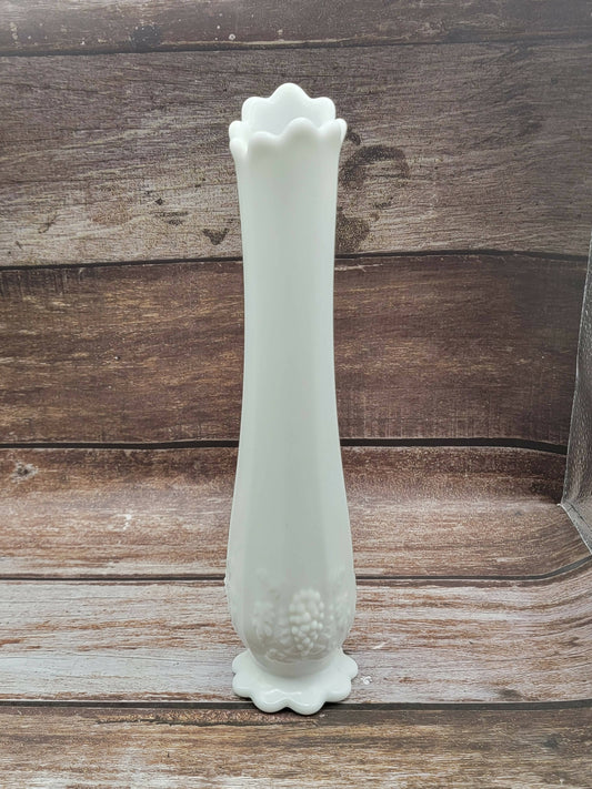 Westmoreland 11.5" milk glass swung vase